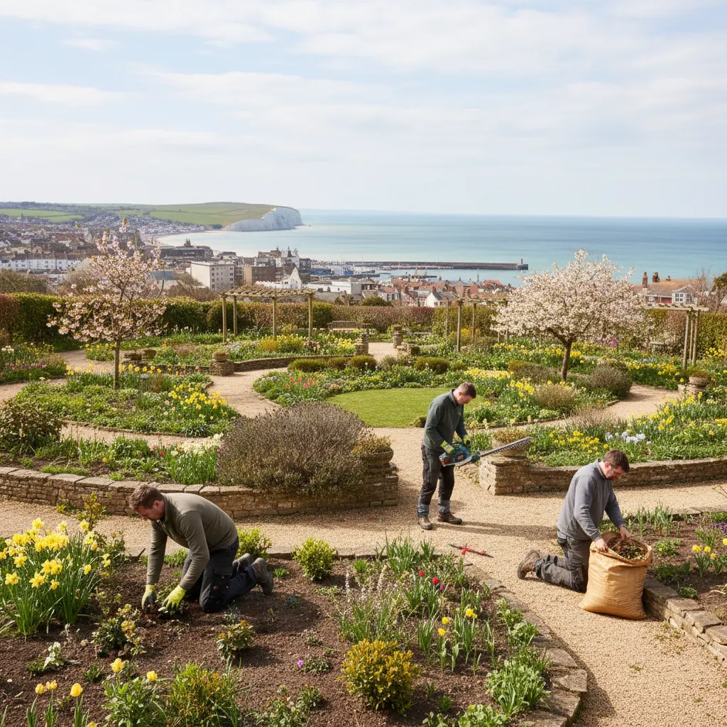 When to Book Landscapers in Folkestone for Spring Garden Work